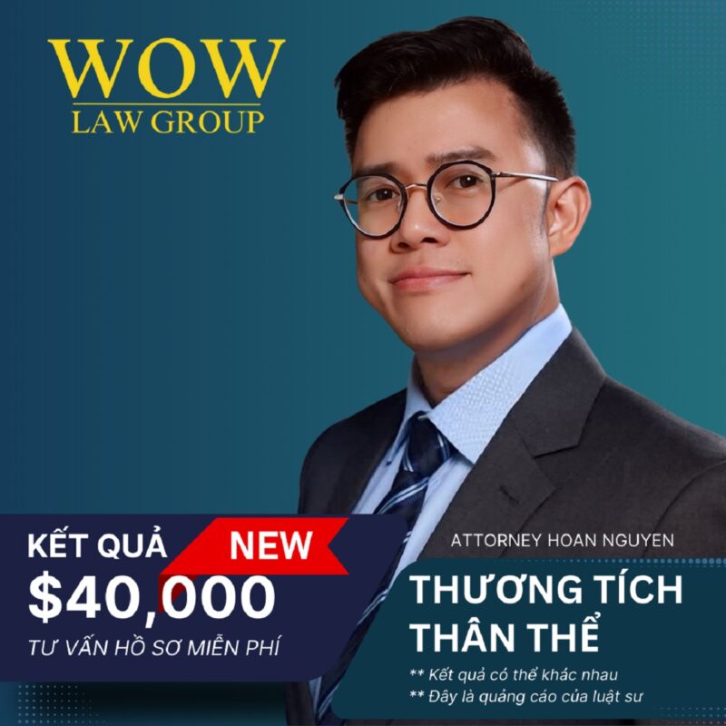 Có luật sư thì những vụ tai nạn nhẹ, thương tích nhẹ bạn cũng có thể nhận được khoản đền bù khá cao.