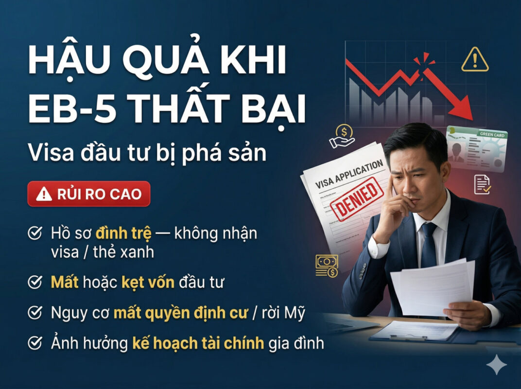 Khi visa đầu tư EB-5 bị phá sản sẽ gây ra những hậu quả gì?