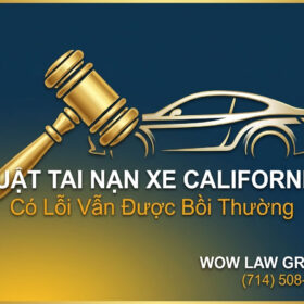 Luật Tai Nạn Xe California: Có Lỗi Được Bảo Hiểm Bồi Thường Không?