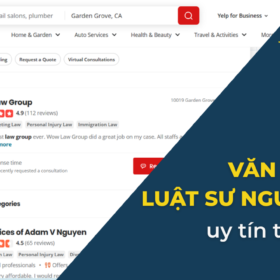 Top 5 Văn Phòng Luật Sư Người Việt Được Đề Xuất Nhiều Nhất Trên Yelp