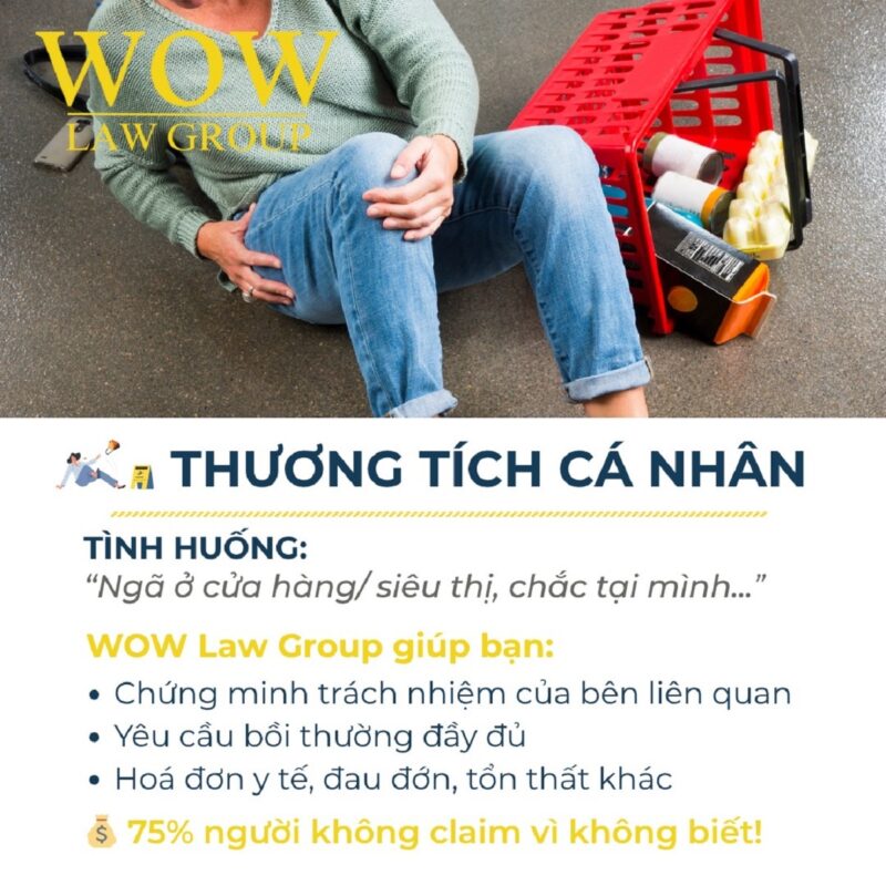 Luật sư thương tích cá nhân sẽ giúp bạn đòi quyền lợi cao nhất