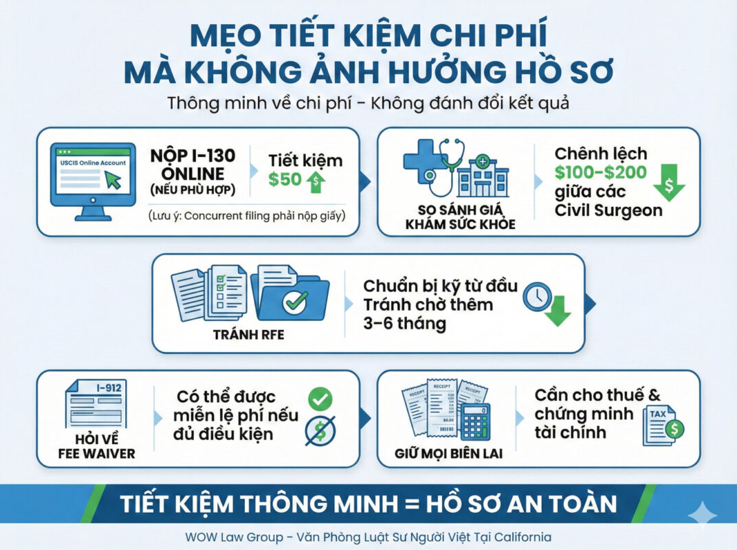 Mẹo Tiết Kiệm Chi Phí Mà Không Ảnh Hưởng Hồ Sơ