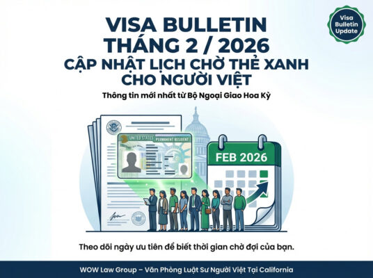 Visa Bulletin Tháng 2/2026: Cập Nhật Lịch Chờ Thẻ Xanh Mới Nhất Cho Người Việt