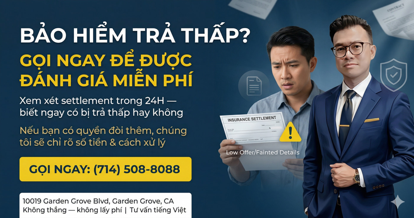 Bảo Hiểm Trả Thấp? Gọi Ngay Để Được Đánh Giá Miễn Phí